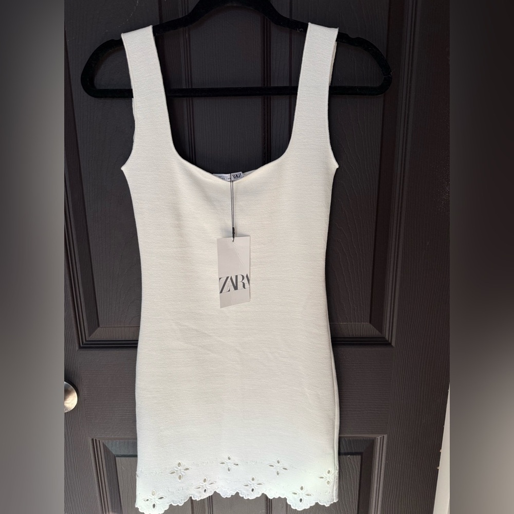 Zara White Mini Dress